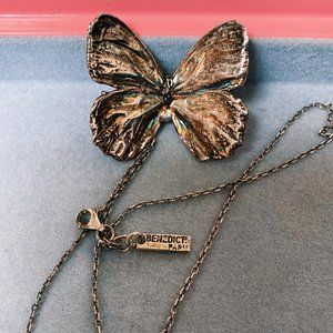 Anthropologie / Benedicte Paris Butterfly Necklace